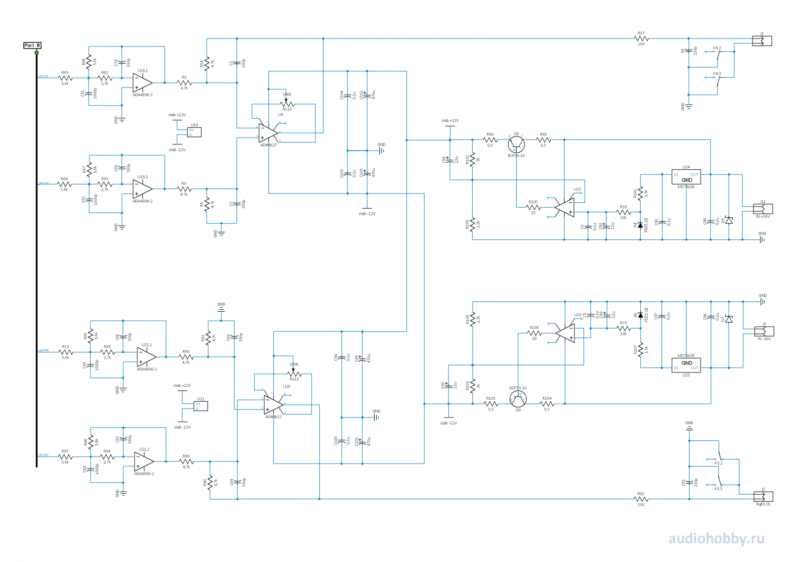 Hi-End dac AH-D5 on ak4490 схема