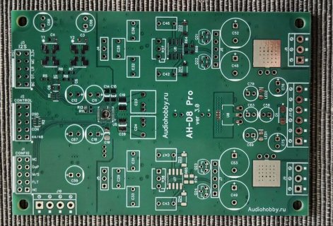 Продам печатные платы проекта "Мал да удал или ЦАП AH-D8 Pro v3.0 на es9039q2m" Продам печатные платы проекта "Мал да удал или ЦАП AH-D8 Pro v3.0 на es9039q2m"