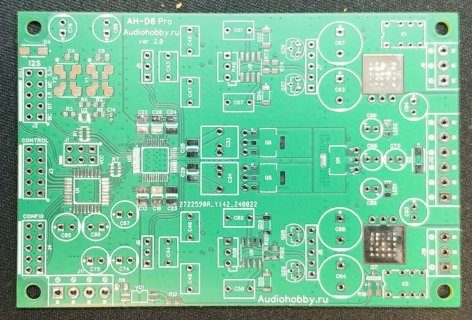 Продам печатные платы проекта "Мал золотник, да дорог, ЦАП AH-D6 Pro v2.0"