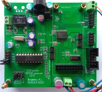 Селектор входов USB, Opt, Coax