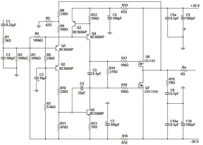 Hi fi схемы. Схема усилителя мощности Hi-Fi 100 ватт. Схема усилителя мощности на транзисторах Hi-end. Схема усилителя мощности 60 ватт. Усилитель 5 ватт на транзисторах.